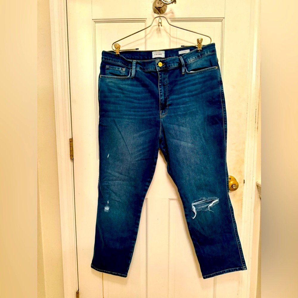 FRAME Le Sylvie Crop jeans sz34